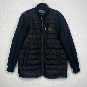 DIXXON The Resistor Jacket‎ Men's Large Black Hybrid Full Zip *missing hood*